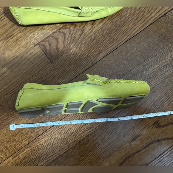 Charleston Shoe Company Lime/Chartreuse Loafers EUC - Picture 4 of 5